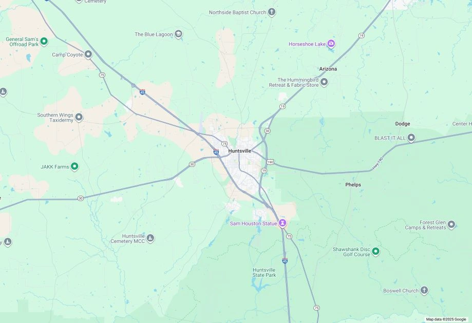Huntsville Map